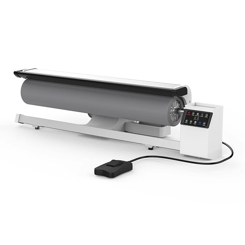 Mini Desktop Motorized Steam Press Machine 90cm Roller Efficient Ironing Equipment