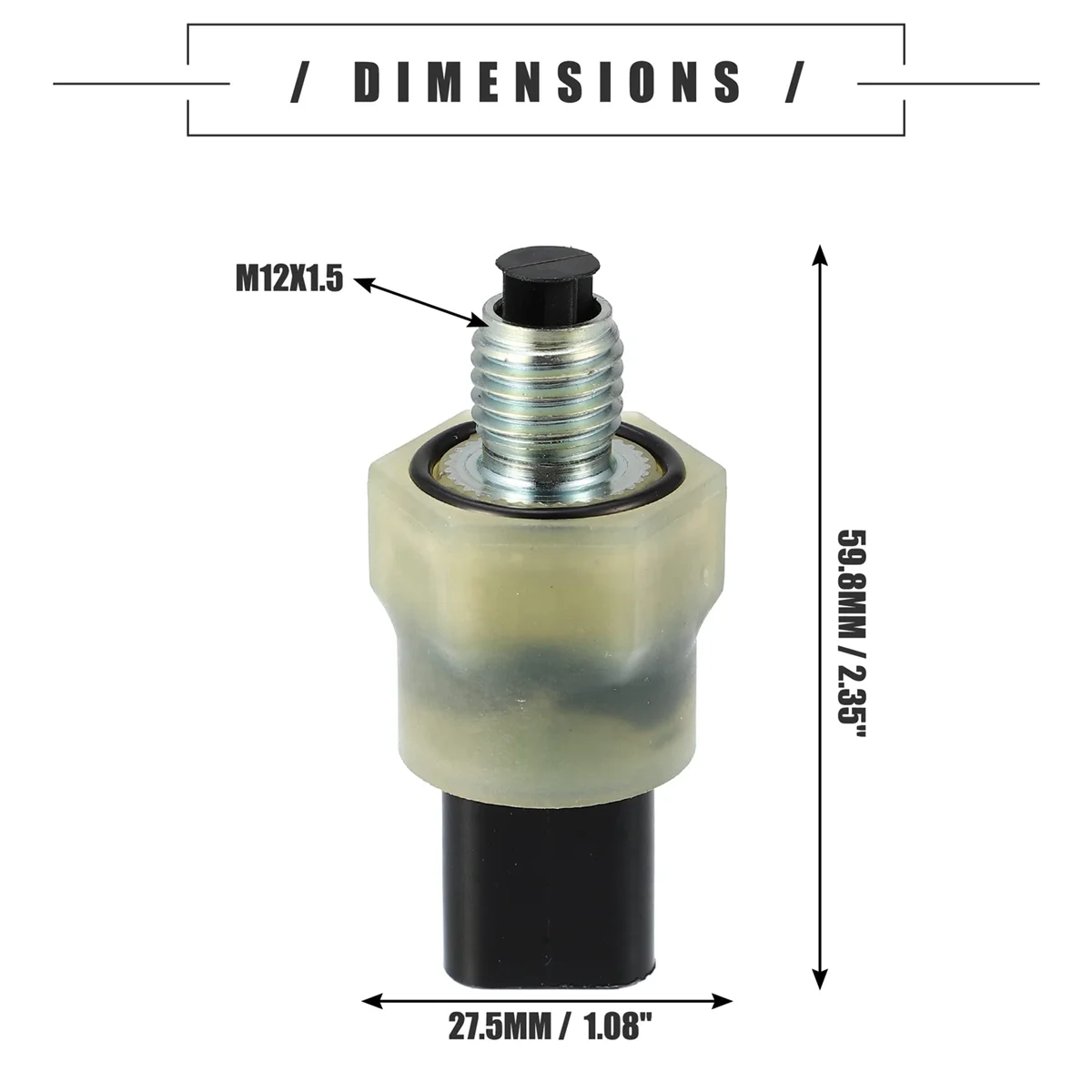 RRAVU-Automotive Engine Oil Pressure Sensor for BMW X4 2015-2018 F31 F31 F30 F10 F20 F35 X1 20I E84 12617595724