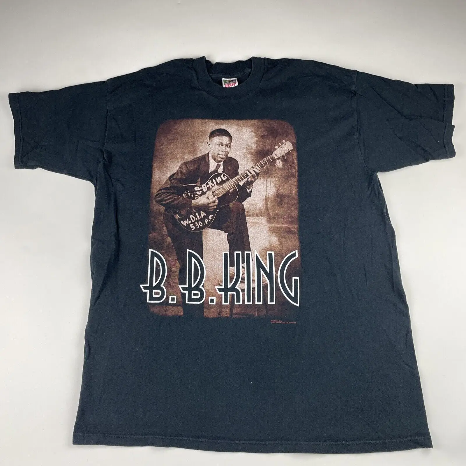 Vintage 1996 B King T Shirt Beale Street Memphis Concert Tour Sz 2Xl Rare Band