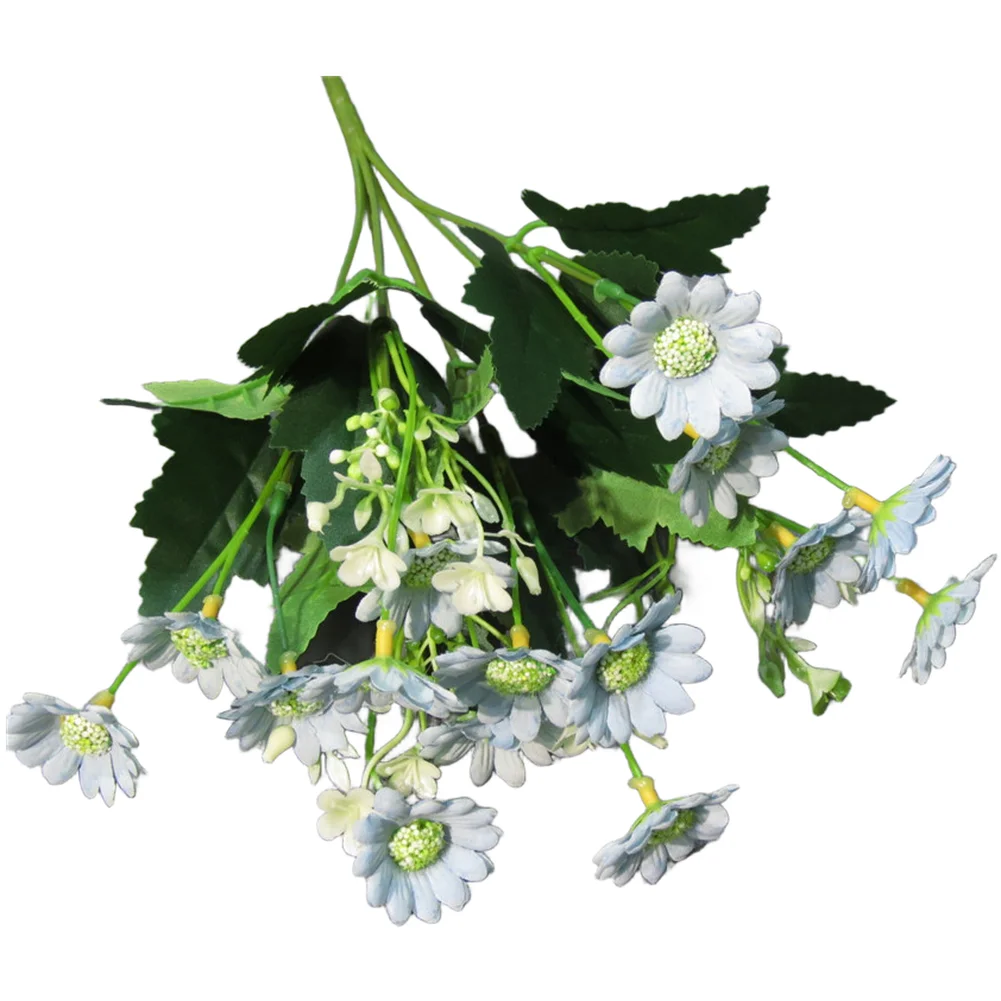 Lifelike Artificial Daisy Blooms with Fabric Petals and Plastic Stems for Indoor Outdoor For Home Garden and Studio Use