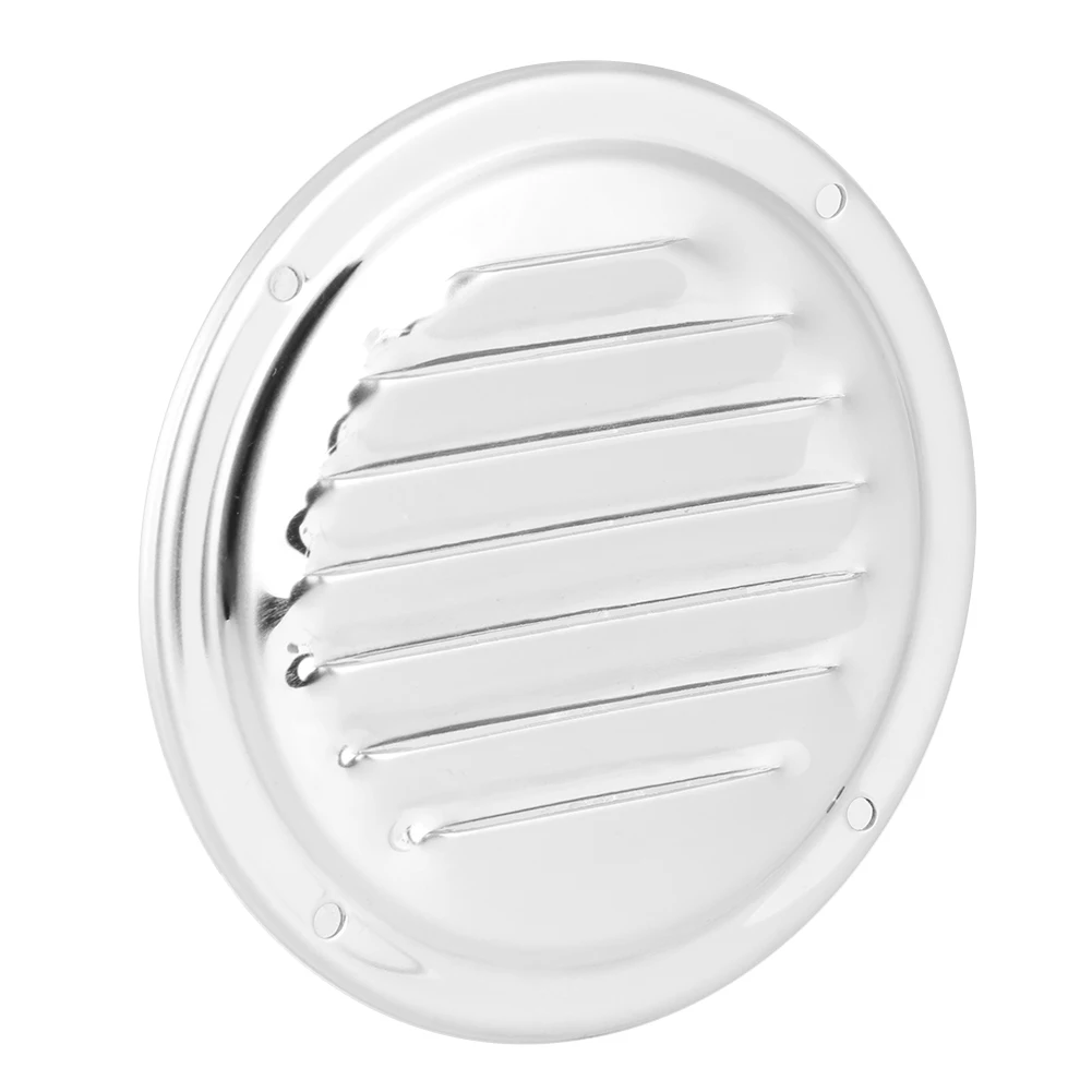 Louver Vent Grille Marine Grade Stainless Steel Round Air Vent Louver Vent Grille Louvered Ventilator Grill Cover