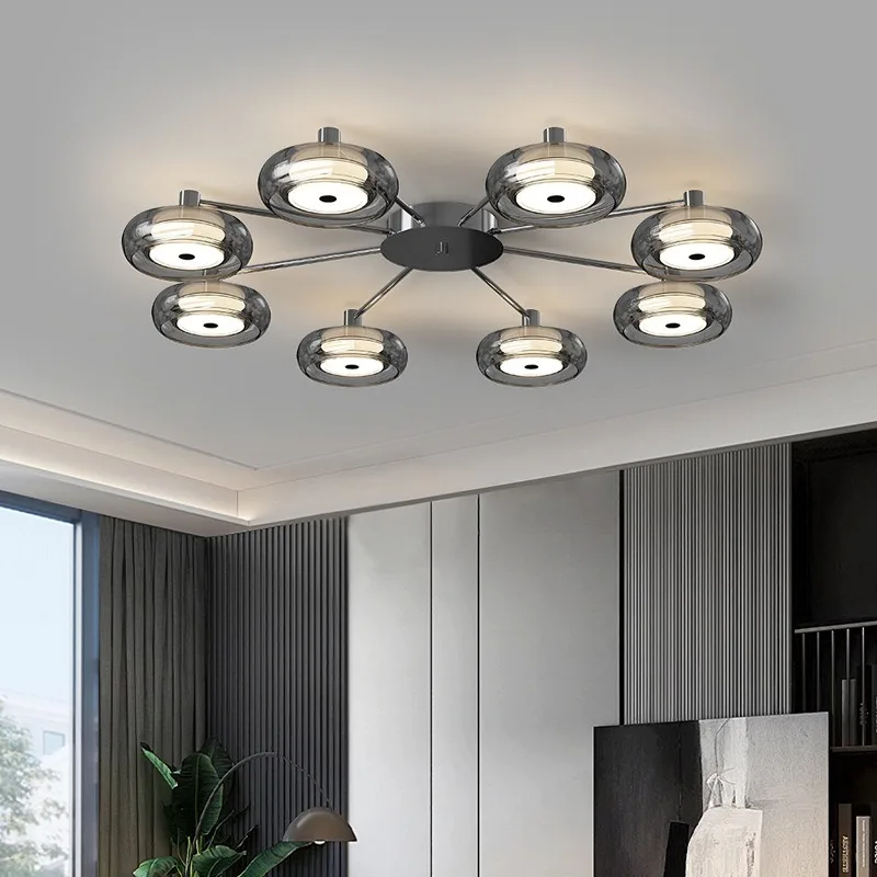 

Italian minimalist living room main light 2025 new modern simple atmosphere light luxury ceiling light high-end sense