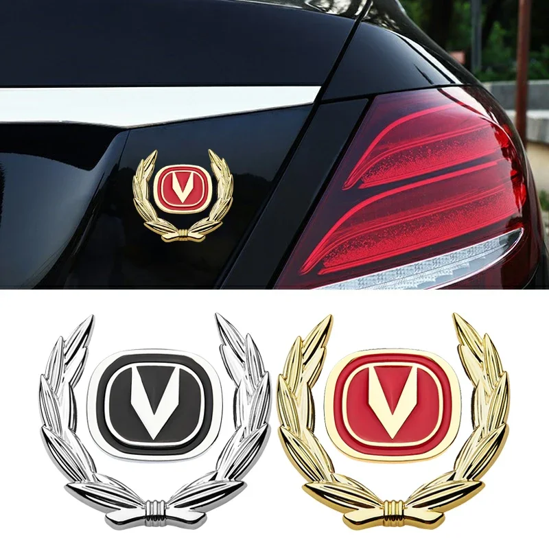 For Changan Star Ling Yue Cx20 Cv1 Cs1 V7  V3  V5 EADO Alsvin Benni Car Exterior Accessories Side Window Metal Wheat Ear Sticker