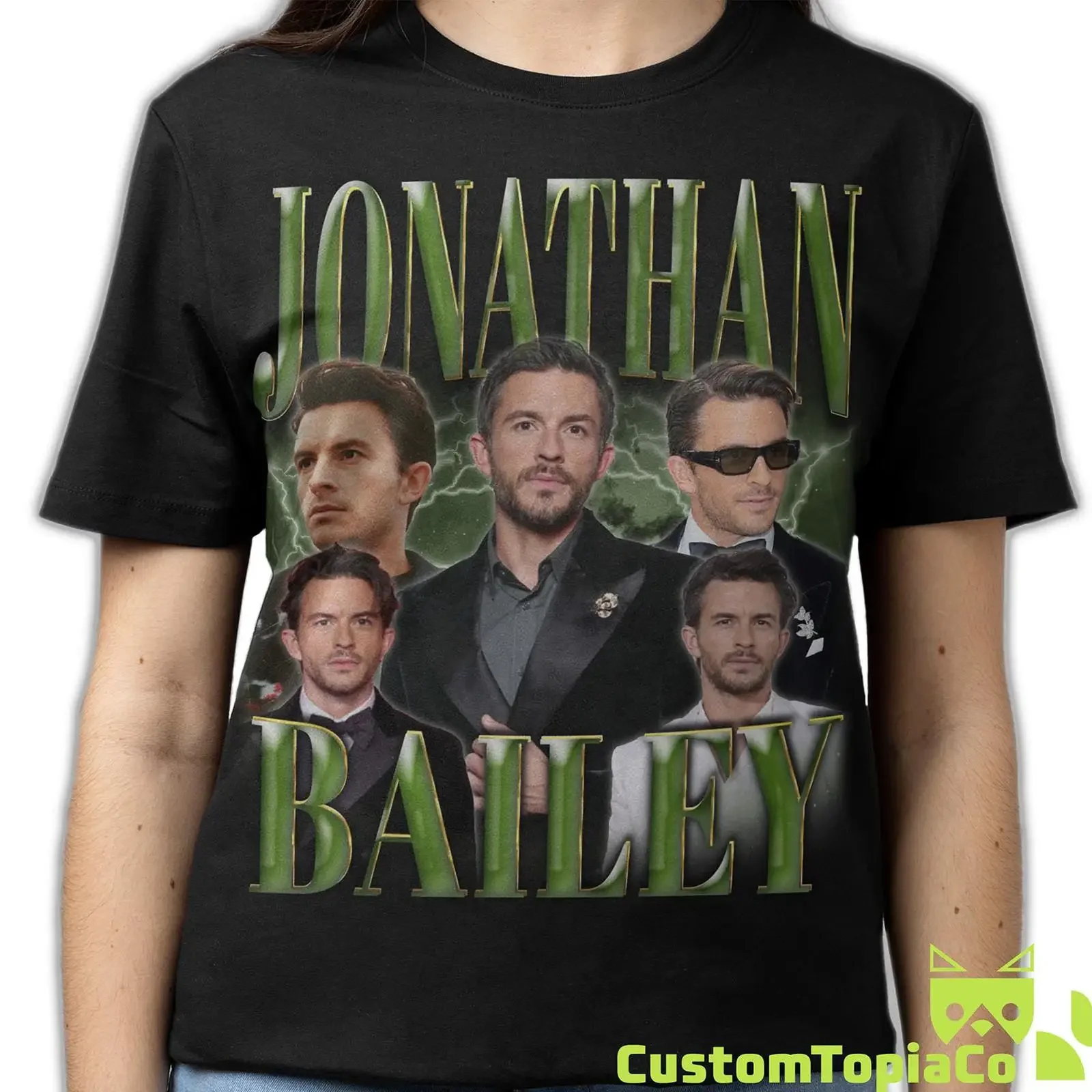 Jonathan Bailey Vintage 90s Bootleg T Shirt Retro 80s Rap Casual Fan  vintage Washed Breathable Stylish Comfortable homme