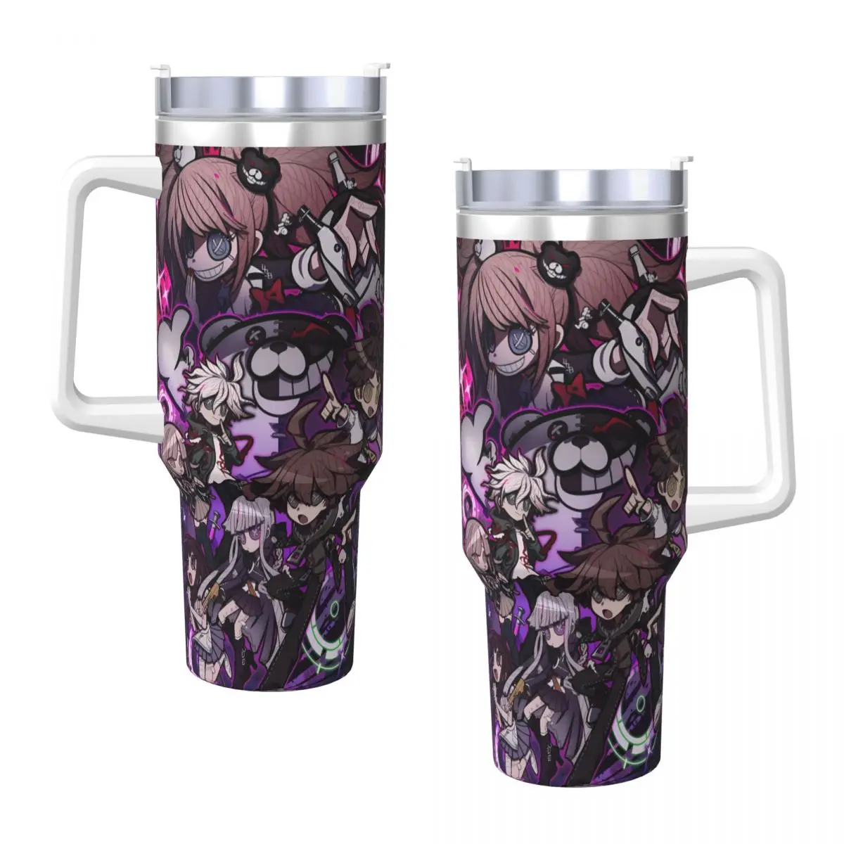 Identitys Vs Stainless Steel Tumbler Driving Car Mugs 40oz Thermal Cups Portable Cold Drink Milk Tea Water Bottle