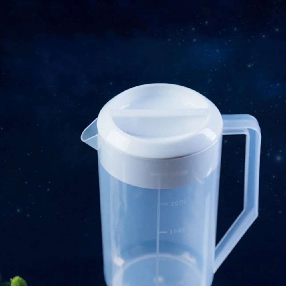 

2500Ml Cold Water Kettle Large Capacity Food Safe Plastic Juice Pot Heat Resistant Beverage Dispenser For Party Picnic Swimming