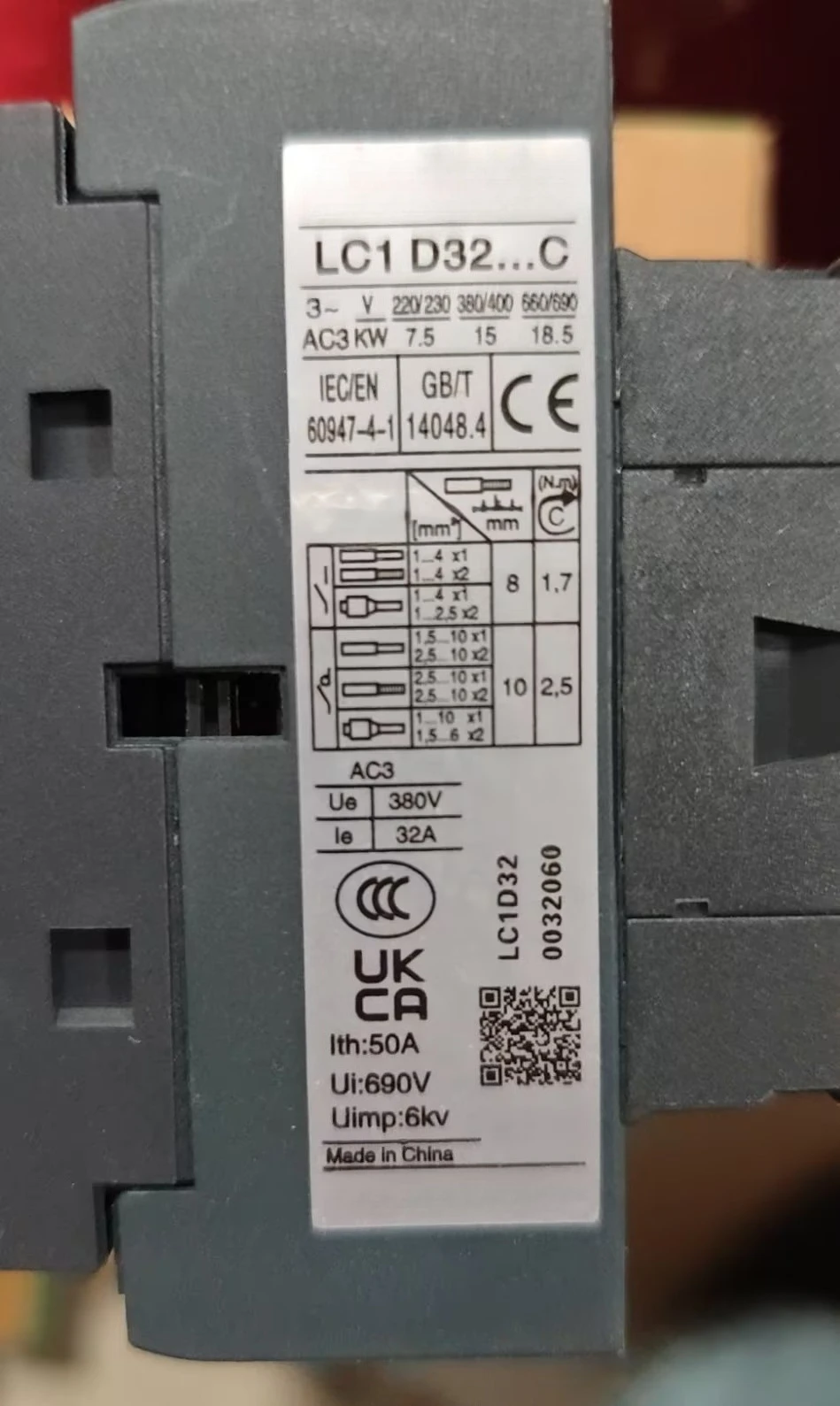 Image 4: Bobine LC1D32M7C originale, contacteur AC 220V, 32a, charge LC1D32, 15kw, pour la maison, livraison rapide