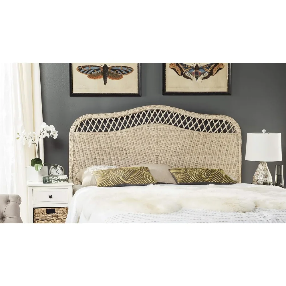 

Home Collection Sephina White Washed Rattan Headboard (Queen)