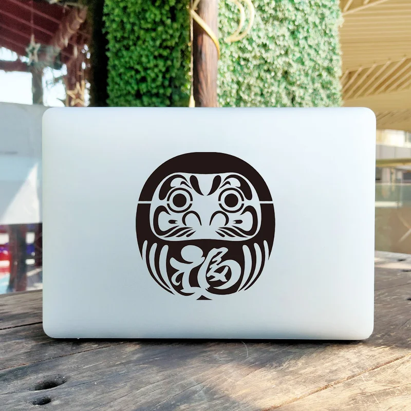 Japan Daruma Luck Doll Vinyl Laptop Decal for MacBook Pavilion Razer Asus Samsung Galaxy Mac Skin 13 14 15 Inch Notebook Sticker