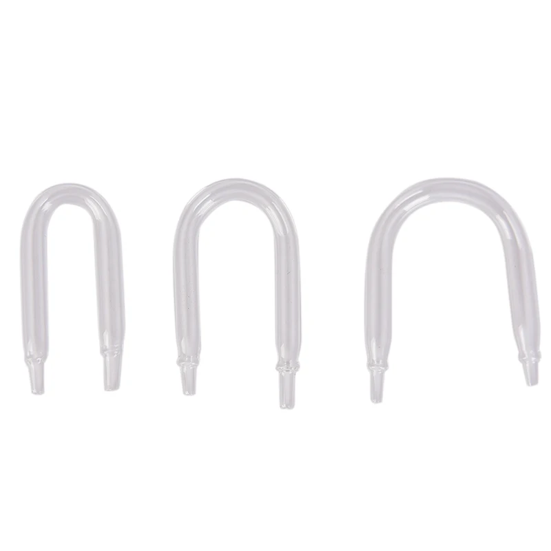 【السلام】صمام فحص موزع ثاني أكسيد الكربون لحوض السمك على شكل حرف U أنبوب زجاجي S/M/L #5