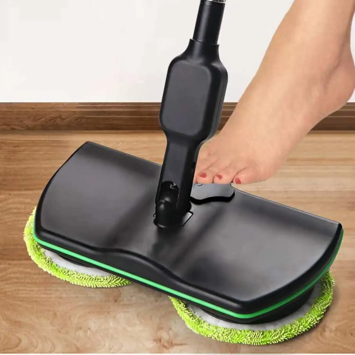 

1 Set Rechargeable Cordless Rotary Electric Mop Floor Home Cleaner Wireless Scrubber Polisher 360 Spin Household Cleaning Tools