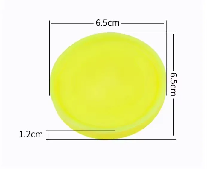 Mini Strand-Frisbee für Erwachsene aus Silikon, Outdoor-Sport-Dekompressionsscheibe, Spaß und Unterhaltung, Taschengröße, Weihnachtsgeschenk – Detail 6
