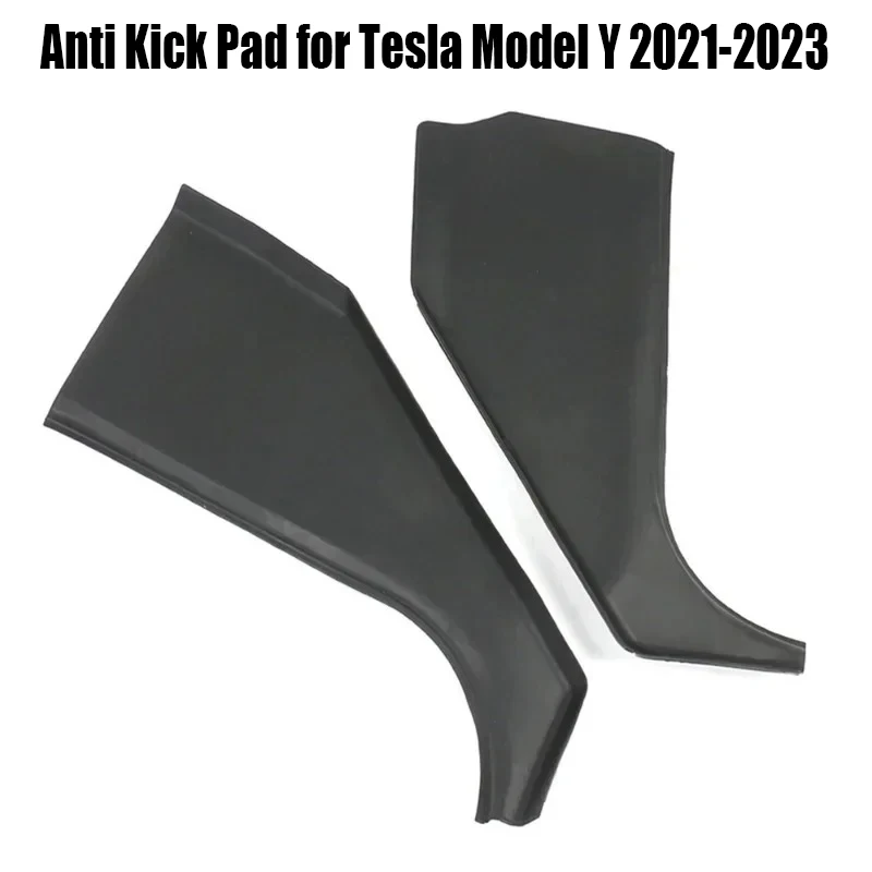 

For Tesla Model Y 2021-2023 HW4.0 2024 Front Door Decor Protective Pad Rest Pedal Side Guards Anti Kick Sticker Protection Cover