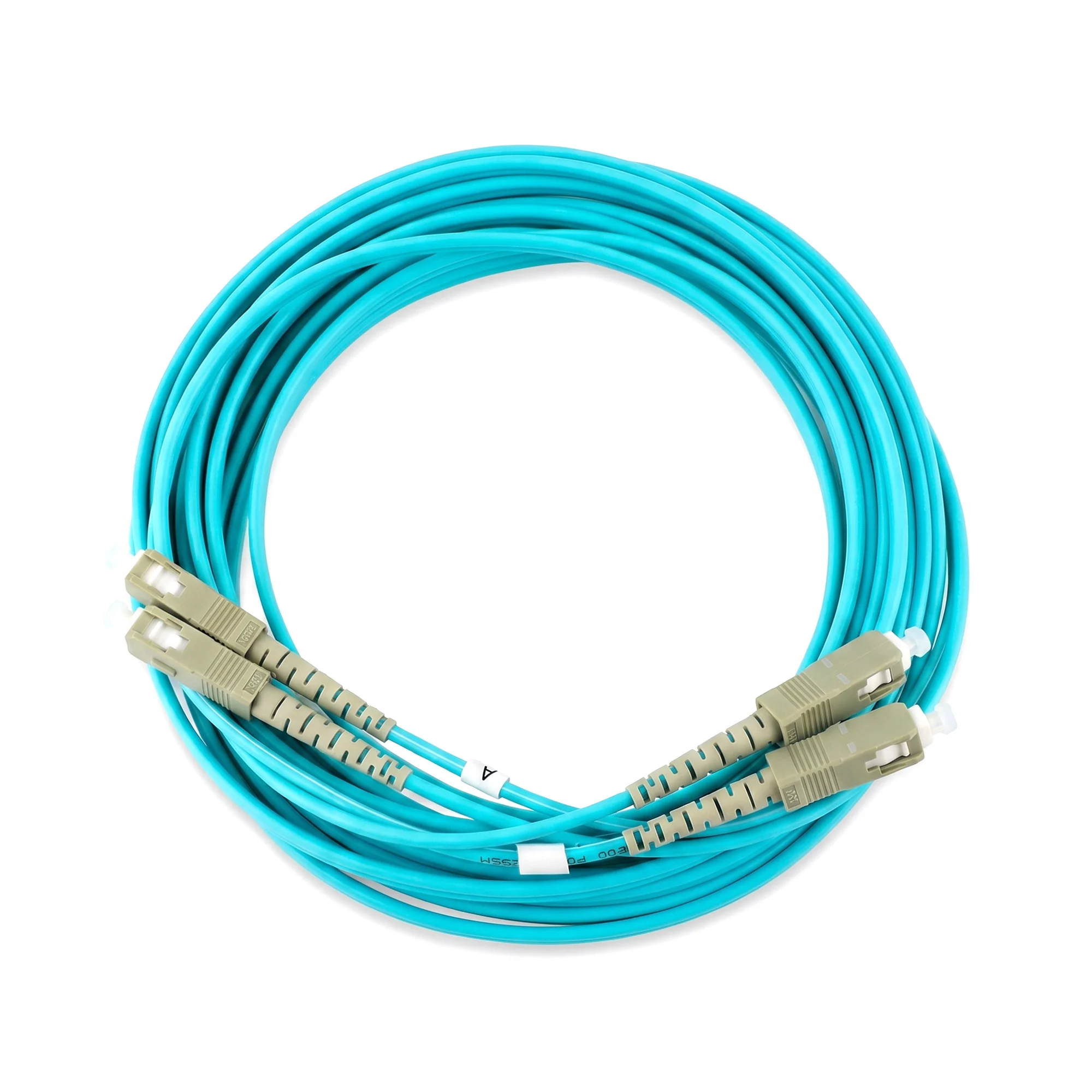 

1-50M 30G OM3 Fiber Optic Wire Multimode 2Cores Extension UPC 2SC/FC/ST/LC Male to Male Optical Connect Patch Cable