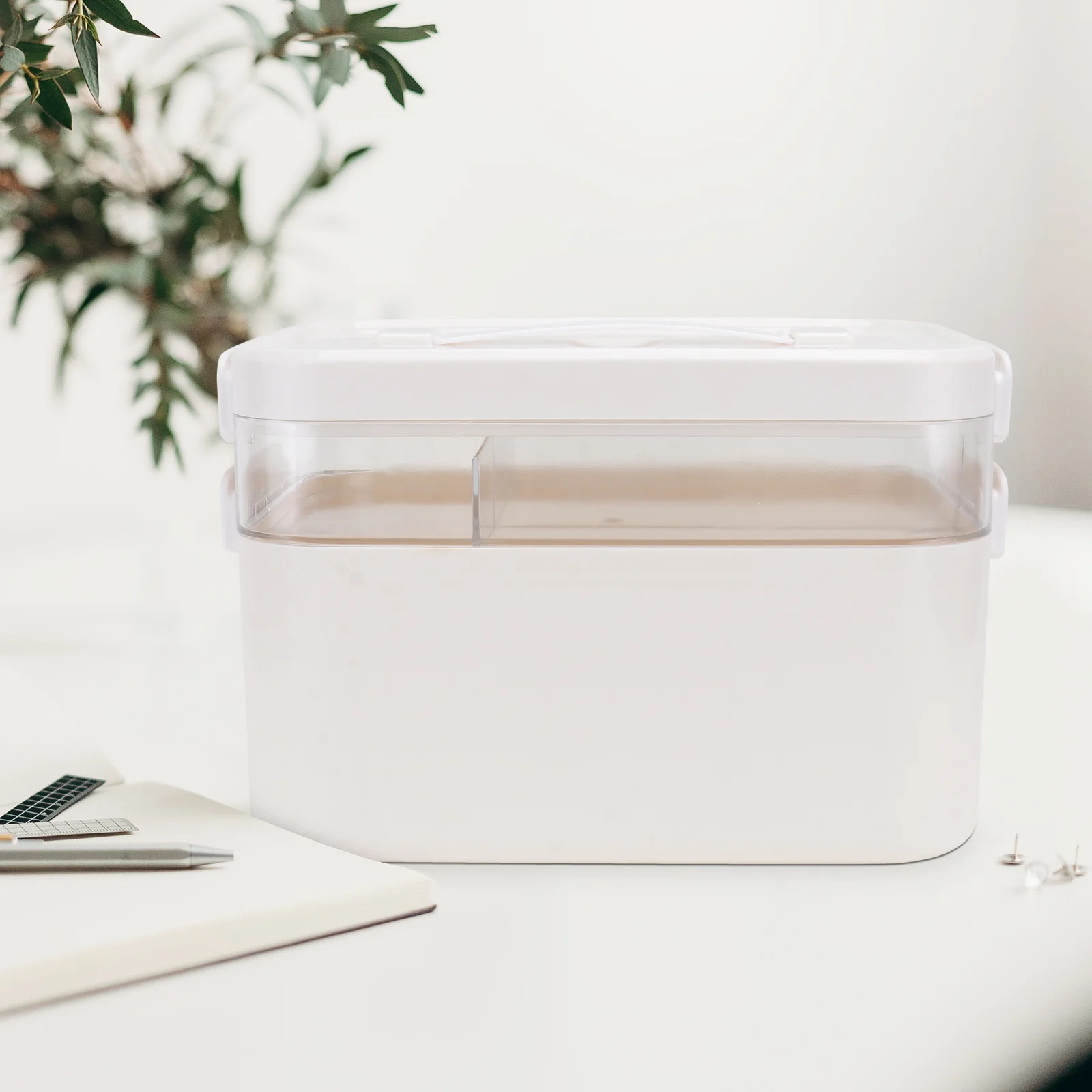 信頼性の高い多層医療ボックス 多目的収納オーガナイザー 旅行 スポーツチーム用 シンプルな医療ボックス 薬ケース