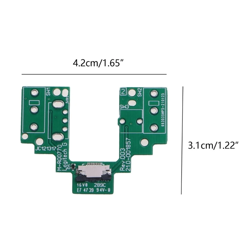 1 Set for logitech G Pro Wireless Gaming Mouse Repair Parts Mouse Upper Motherboard Micro Switch Button Assembly Key Board