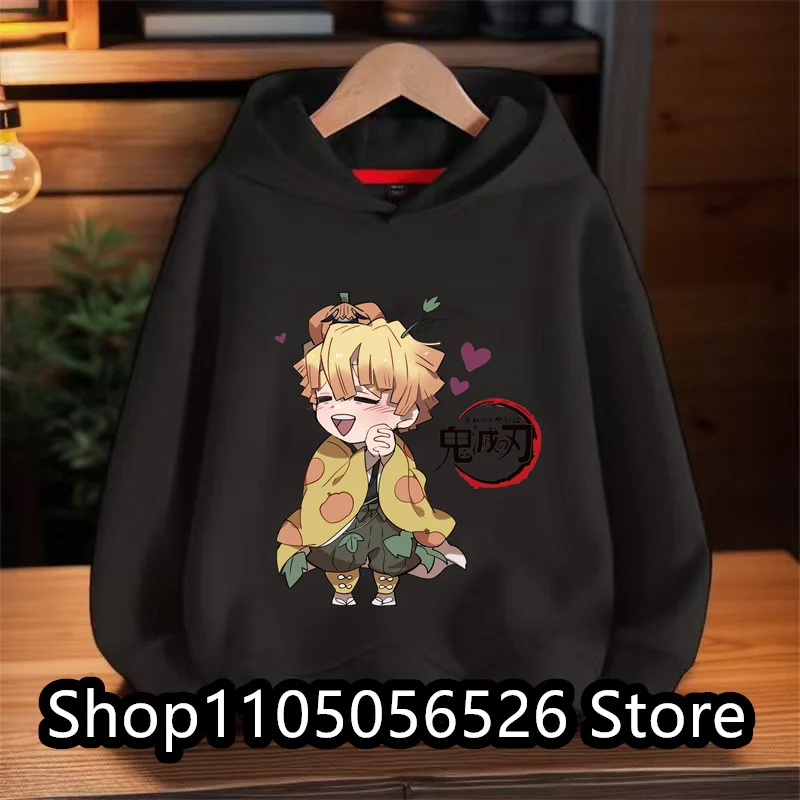 

Girl's sweatshirt anime "Ghostbusters Blade and Fire Door You Bean Kawaii" cartoon children's hooded sweatshirt men's clothing