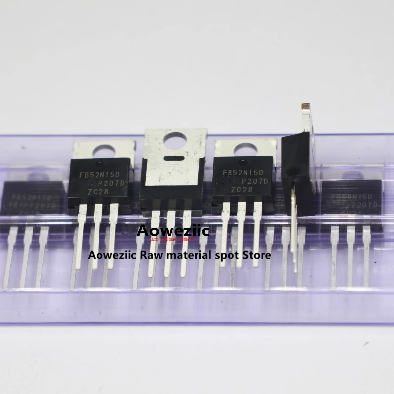 Aoweziic 2018 + 100 ٪ جديد المستوردة الأصلي IRFB52N15DPBF IRFB52N15D IRFB52N15 FB52N15D TO-220 مجال تأثير أنبوب 51A 150 فولت