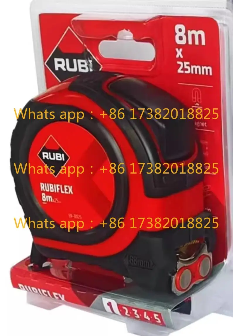RUBI measuring tape ruler 5 meters 8 meters steel tape measure portable pull rule with magnet coated measuring tool