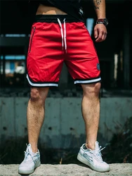 Men's Shorts Fitness Sports Shorts Men's Breathable Pants Summer Running Training Basketball 5 Point Pants Street Hip Hop Shorts