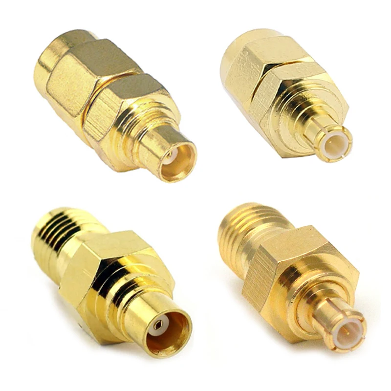 SMA-zu-MCX-Adapter-Kit, SMA-Stecker auf MCX-Buchse Adapter, RF-Koaxial-Steckverbinder, gerader Konverter – Detail 2