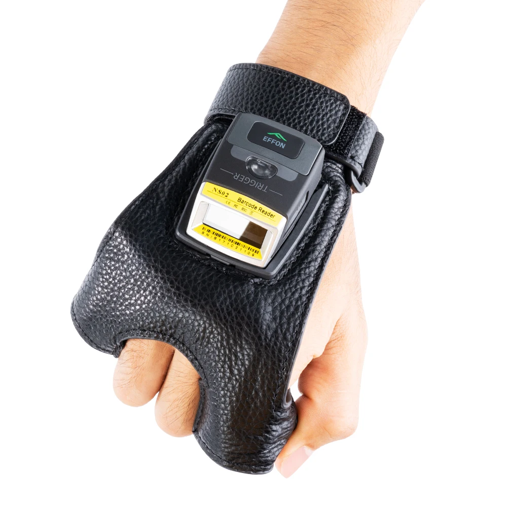 Effon GS02 Qr Code Barcode Wireless bluetooth Ring Scanner for Small Barcodes Business Warehouse