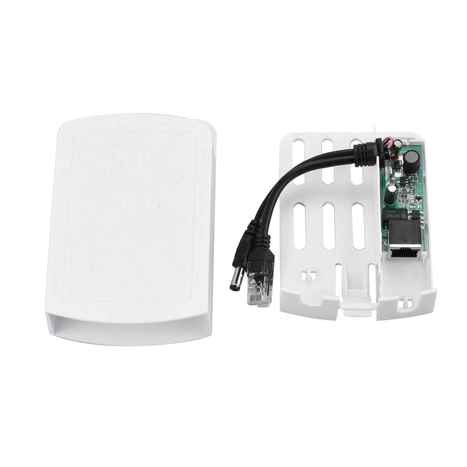 Waterproof Box Outdoor PoE Splitter Adapter 10/100Mbps Power Supply over Ethernet for IP Camera 48V Transfer DC 12V 2.2A