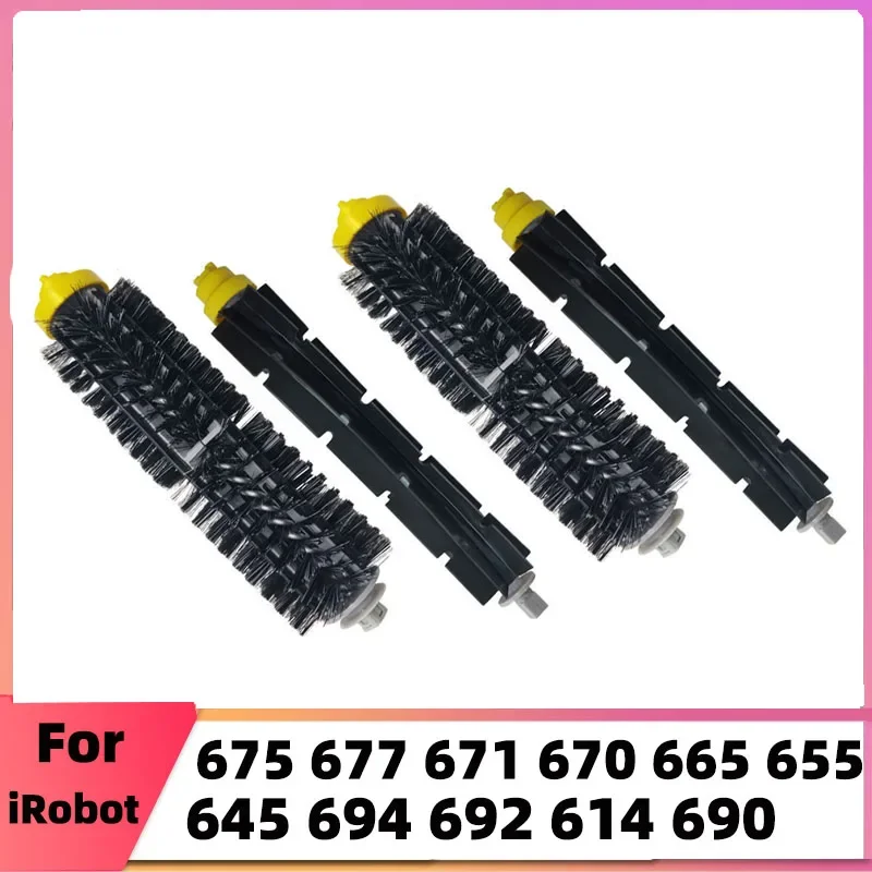Cepillo batidor Flexible para IRobot Roomba 600 y 700 Series 614 620 630 635 640 645 650 655 660 675 680 690 695 760 770 780 aspiradora