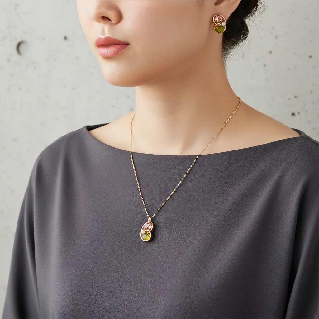 

3pcs Elegant Vintage Jewelry Set for Women Irregular Circle Necklace Shiny Crystal Choker Bridal Wedding Earrings Party