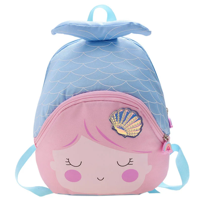 Cartoon Child Backpack Girl Princess Bags Mermaid Kindergarten Cute Toy Bags Baby Backpack Outdoor Early Education Backpack