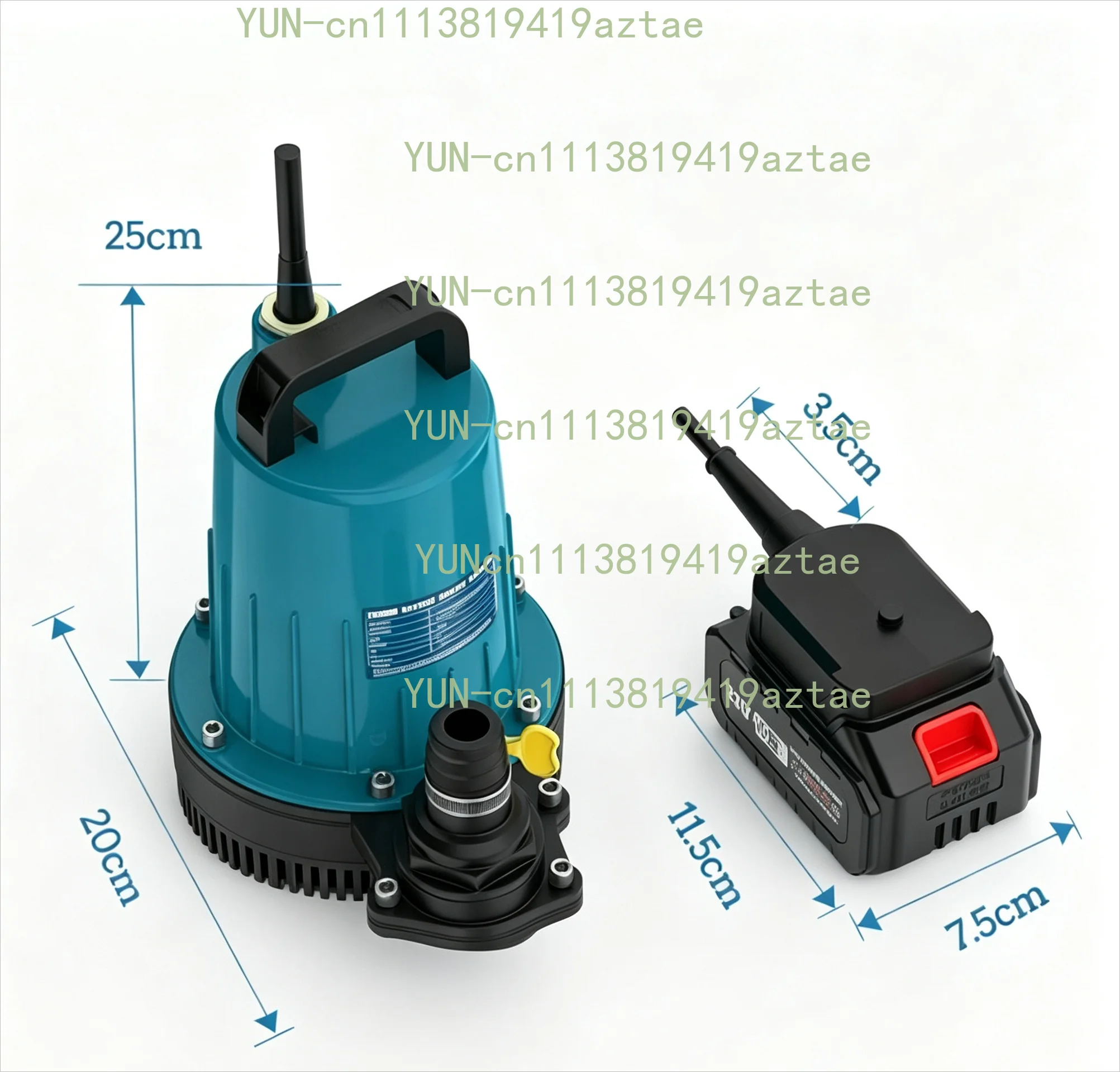 Lithium Battery Submersible Pump – Portable Self-Priming Multi-Functional Electric Water Pump for Outdoor & Emergency Use