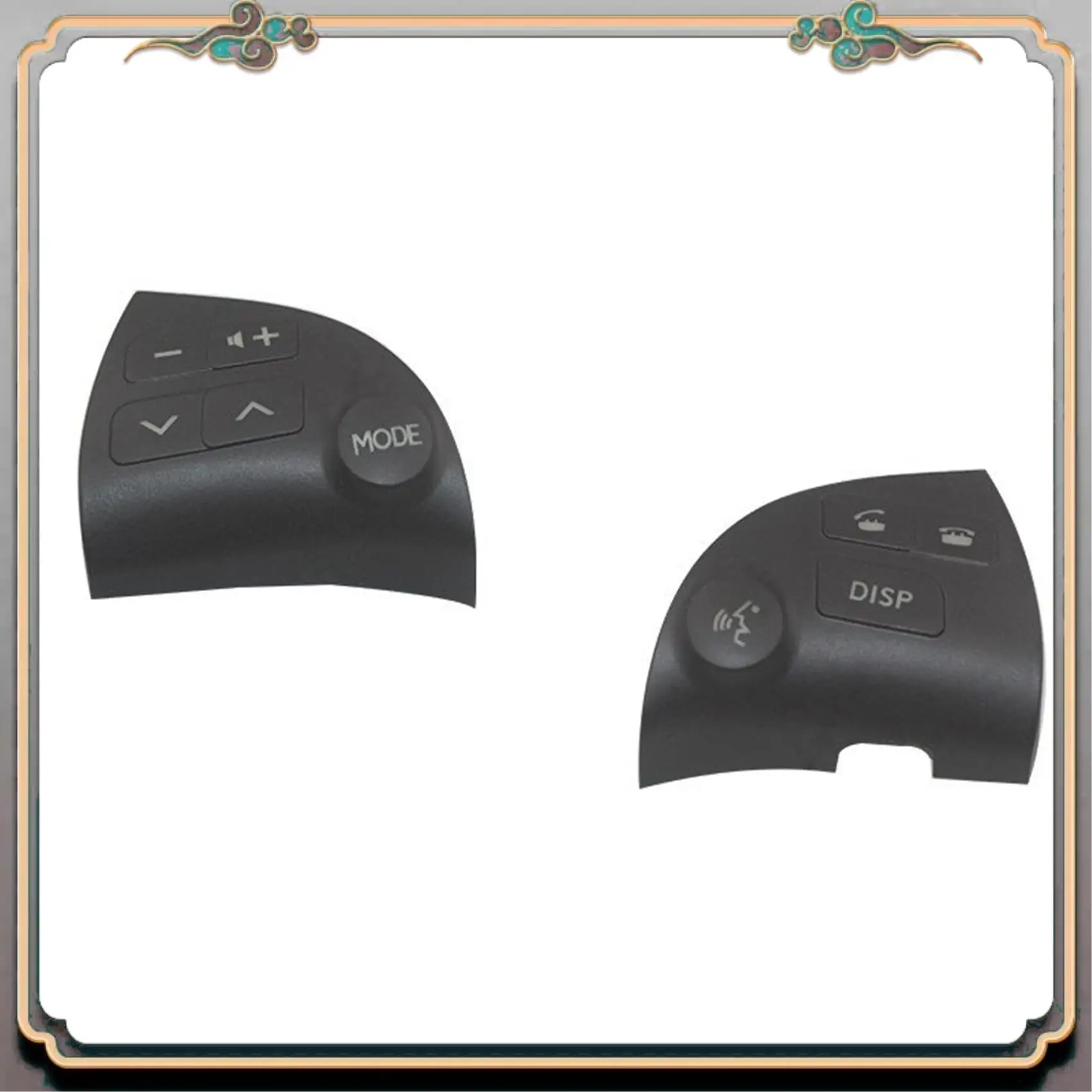 

Reliable-2Pcs Multifunctional Bluetooth Speaker Button Switch For Toyota Lexus ES350 Steering Wheel Button 84250-33190
