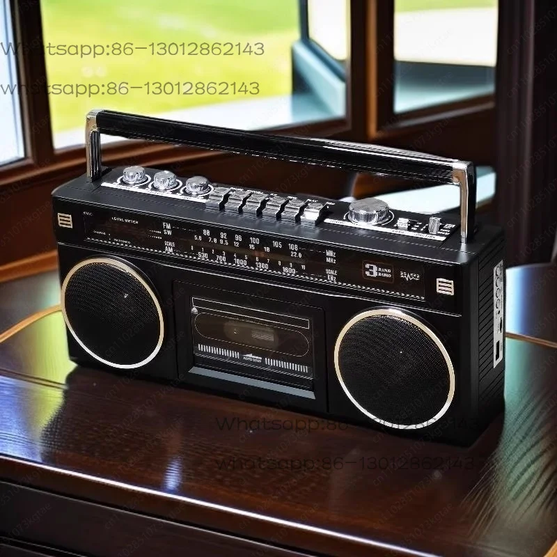 2026  NEW  Vintage Tape Player Recorder Vintage 80s Radio Recorder Multi-Function Two-Channel Cassette Player