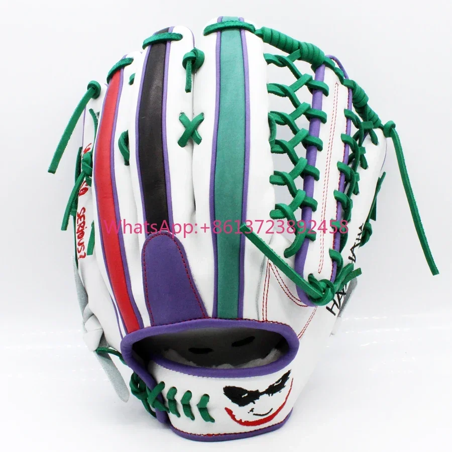Custom Guantes De Beisbol Baseball Batting Gloves Pikachu Baseball Glove Left Handed Kip Leather