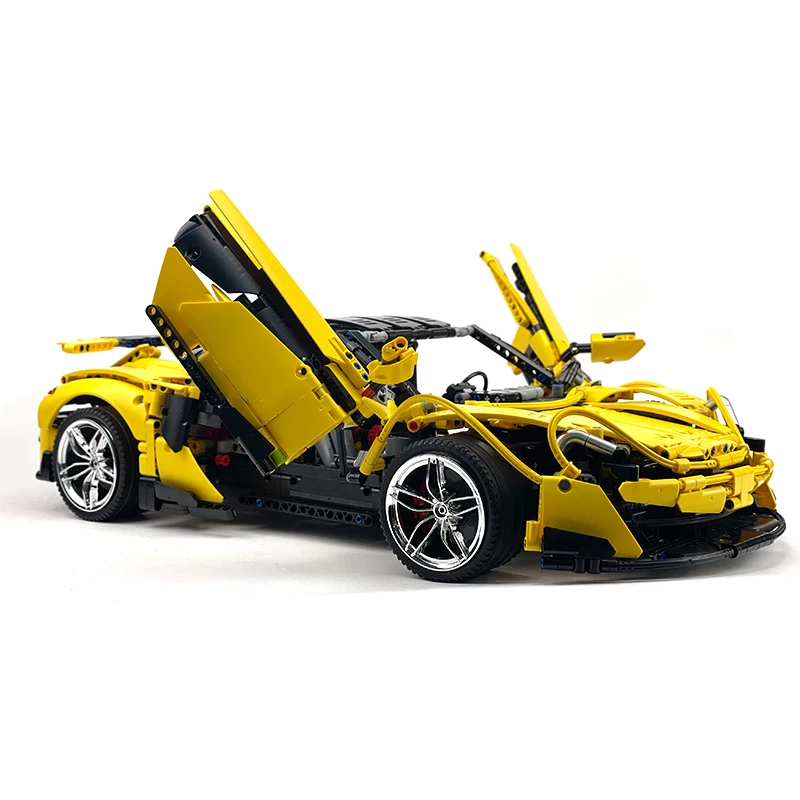 Assemblage de jouets DIY MOC- 190653   Blocs de construction de modèle de voiture Super Sprots techniques, cadeaux d'anniversaire et de noël en brique pour enfants