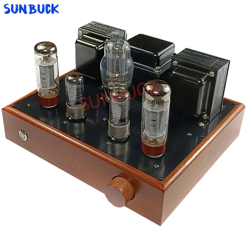 SUNBUCK 6J8P push EL34 6P3P 6L6 KT66 single-ended Tube Amplifier 2 stereo 8W HIFI Vacuum Tube Amplifier Audio