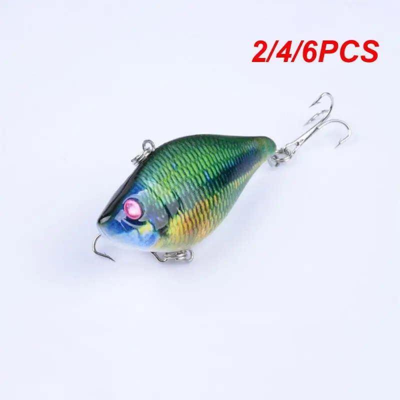 2/4/6PCS Fishing Supplies Less Resistance Temptation Swimming Abs Plastic Full Swimming Layer Fake Bait Overlay Search