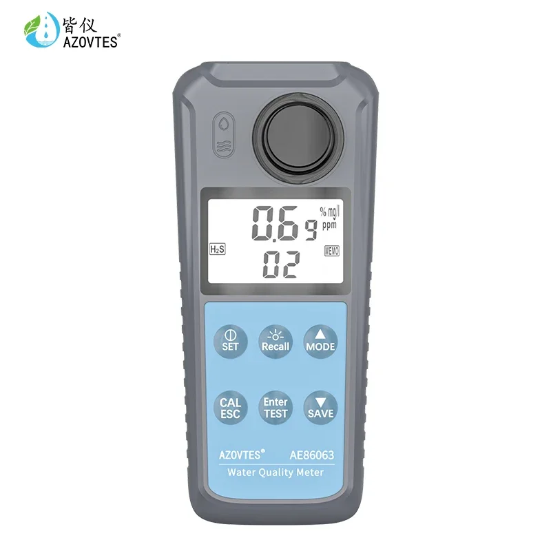 Swimming Pool Water Quality Testing - Hydrogen Sulfide, Ammonia Nitrogen, Residual Chlorine, Tap Water Turbidity Meter