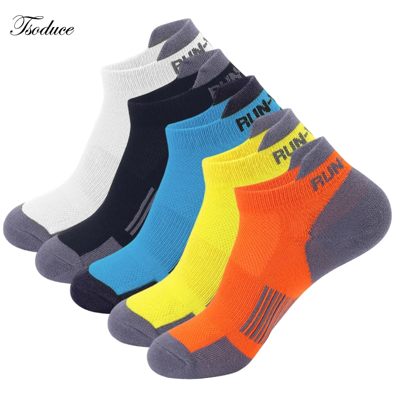 

Summer Sports Running Socks Thin Cotton Breathable Mesh Sweat-absorbing Fitness Seamless Toe Y Shape Heel Low Cut Men Boat Socks