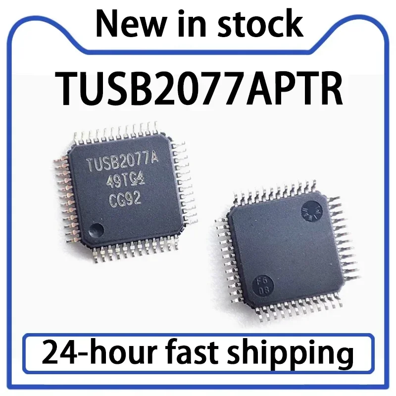 1PCS TUSB2077A TUSB2077APTR New 7-port Hub Serial Interface IC in Stock