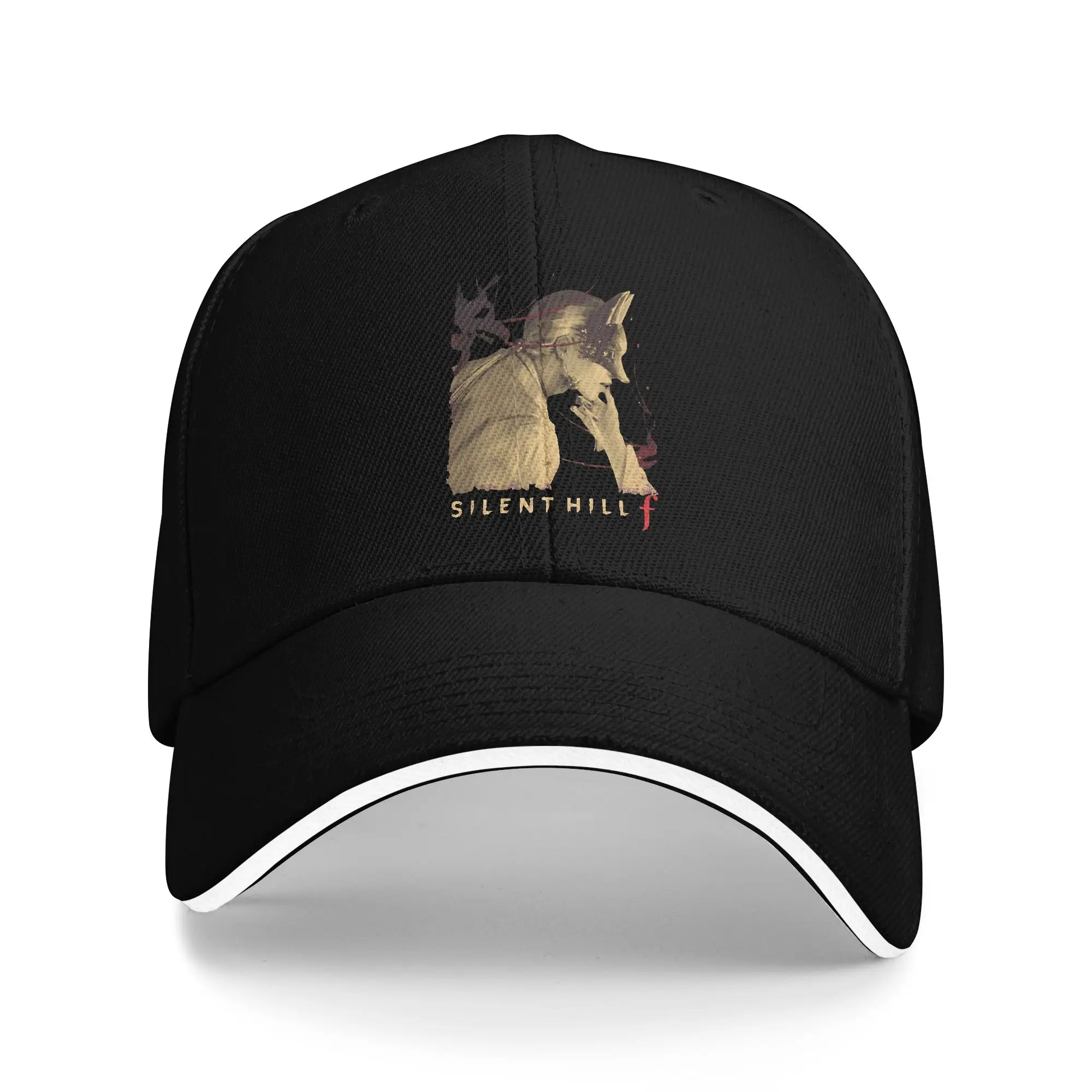 Silent Hill F Fox Mask Horror Game Tsuneki Kotoyuki Baseball Caps Hip Hop  Sandwich Hat Unisex Adjustable Sun Cap Outdoor
