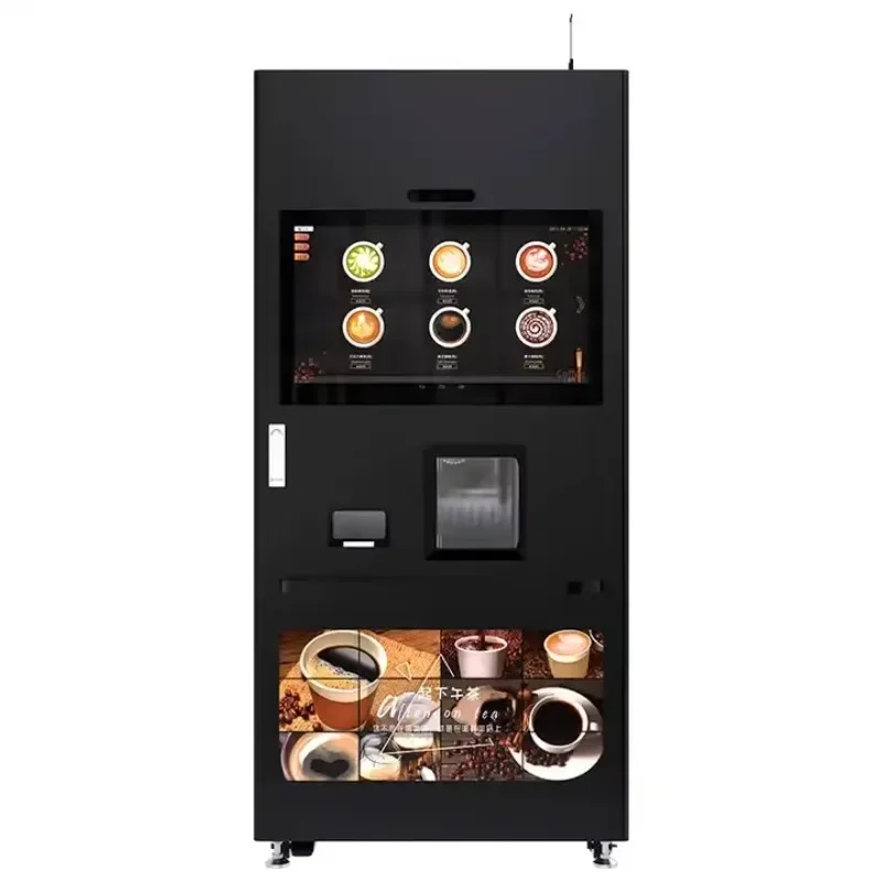 1600W Cheap Coin Operated Commercial Instant Coffee Making Coffee Vending Machine For Business Use