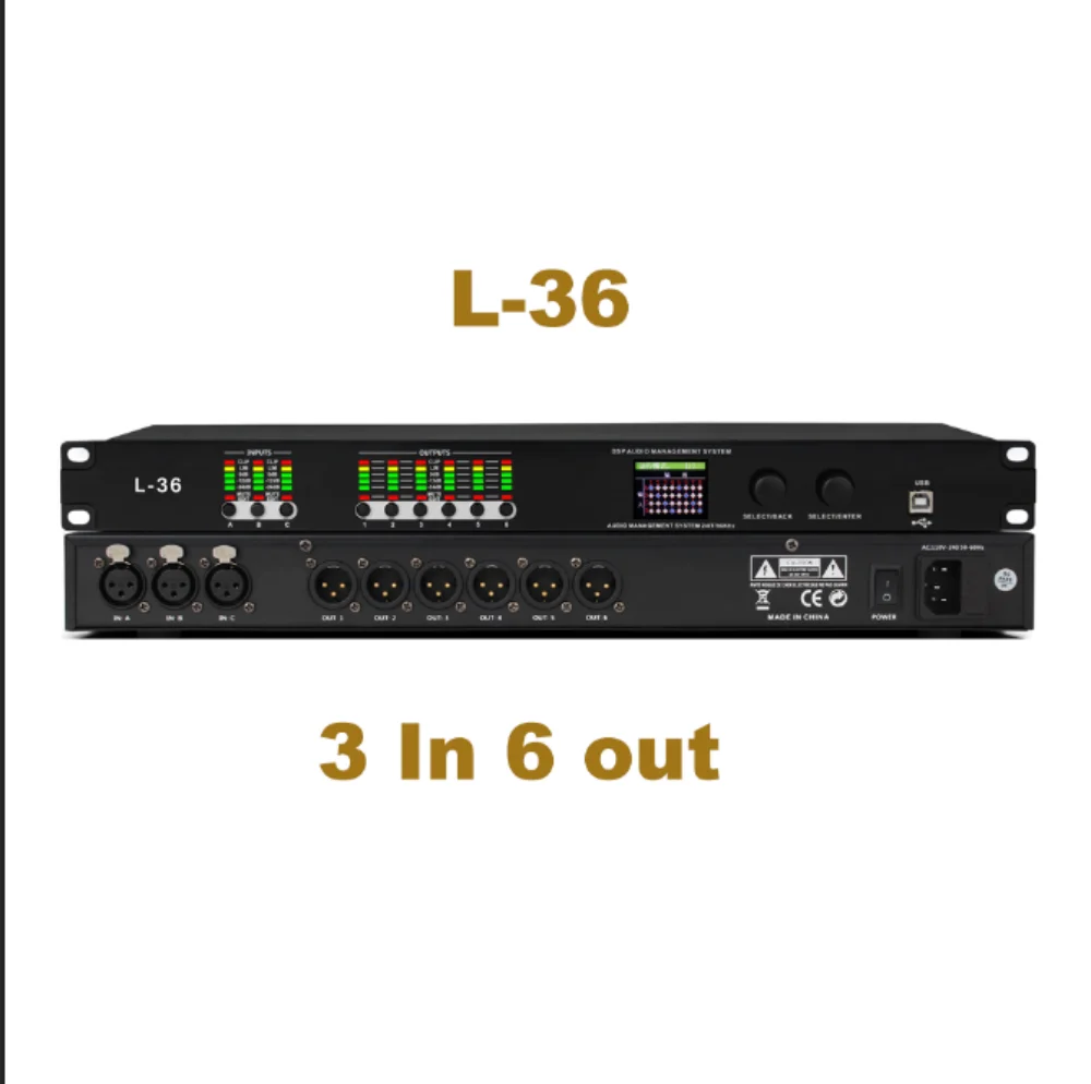 L36 Most Economic Audio Processor Dsp Digital Audio Processor Professional Processor Audio System Suppliers