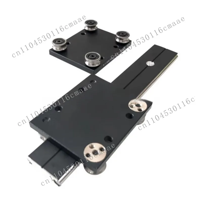 250Mm Length Alloy Steel Black Double Axis Linear Guide Optical Axis Photography Track Furniture Guide