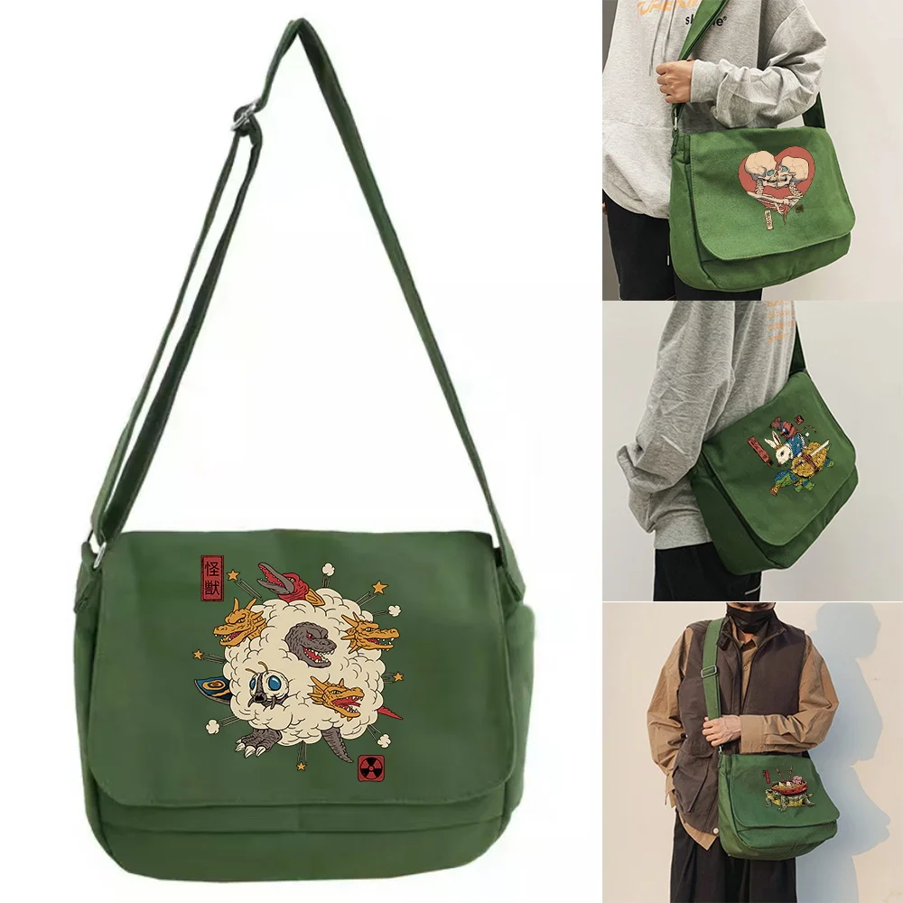 

Messenger Shoulder Bags Casual Female Large Capacity Handbags Series Print Women's Crossbody Travel Shopping Bag