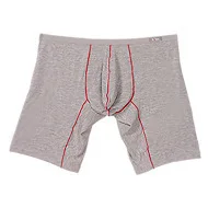 

Men's Modal Long Leg Boxer Briefs Anti-Chafing Sport Underwear with U-Convex Pouch Boxy Underwear Youth Breathable Sports Trunks