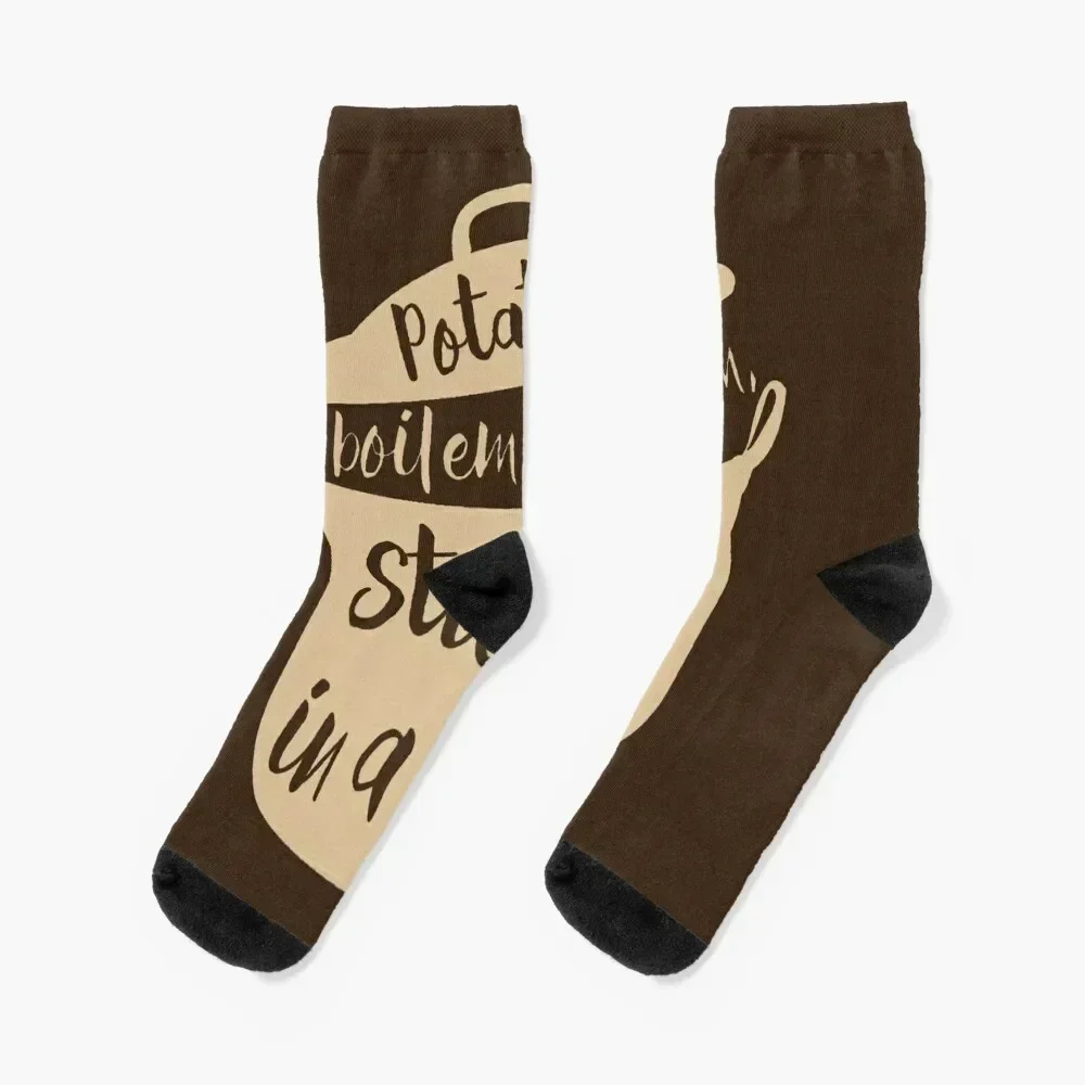 

Potatoes Socks Sports cotton soccer anti-slip Novelties Socks For Women Men's
