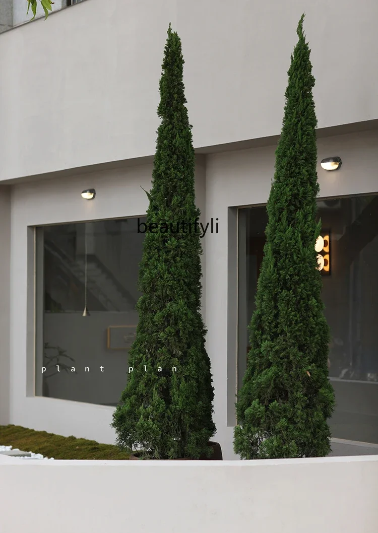 Modern Minimalist Large Imitative Tree Designer Space Series Giant Christmas Tree Pine and Cypress Trees