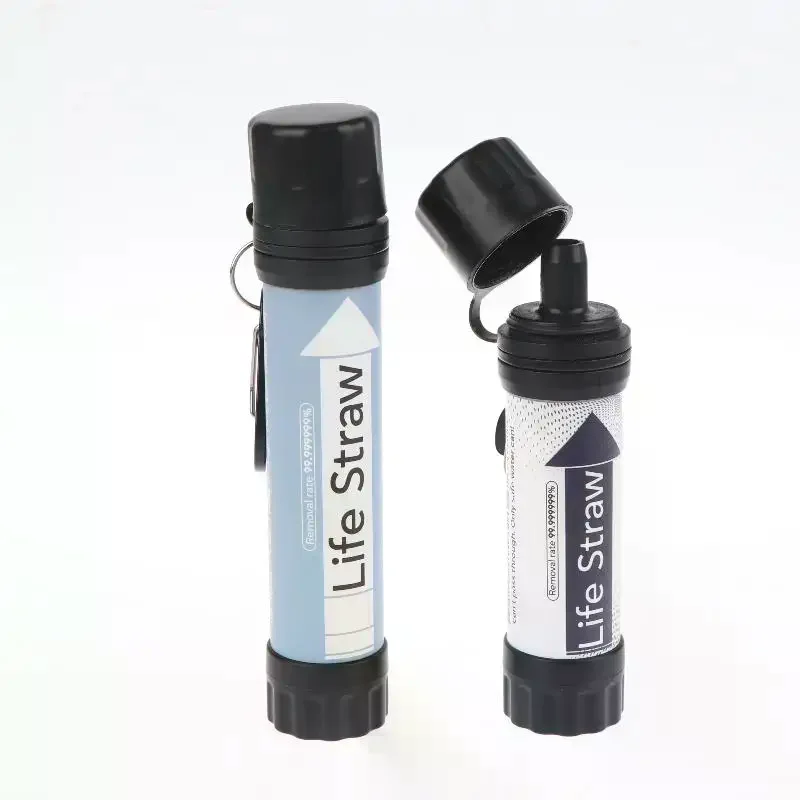 1set Personal Straw Water Filtration System Outdoor Filter Emergency Survival Purifier for Camping Hiking Climbing view 5