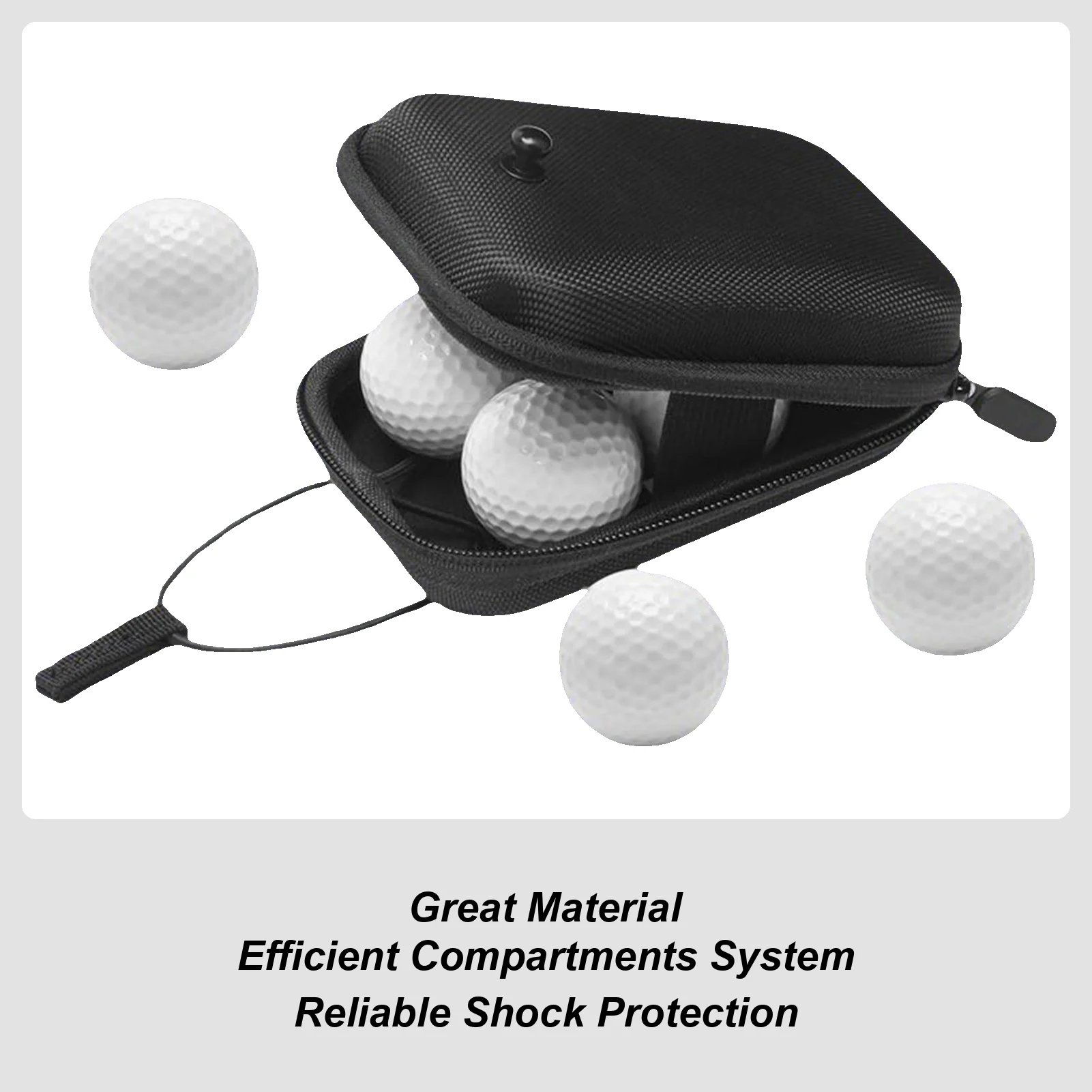 

Противоударный чехол для дальномера для гольфа — портативный защитный держатель для аксессуаров для гольфа | Водонепроницаемая сумка для переноски курса и путешествий